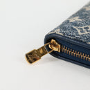 LOUIS VUITTON Monogram Jaguar Zippy Wallet Wallet Blue M81226 LV Auth 127708A-7