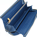 LOUIS VUITTON Monogram Jaguar Zippy Wallet Wallet Blue M81226 LV Auth 127708A-8