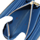 LOUIS VUITTON Monogram Jaguar Zippy Wallet Wallet Blue M81226 LV Auth 127708A-11