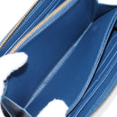 LOUIS VUITTON Monogram Jaguar Zippy Wallet Wallet Blue M81226 LV Auth 127708A-18