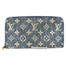 LOUIS VUITTON Monogram Jaguar Zippy Wallet Wallet Blue M81226 LV Auth 127708A-13