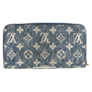 LOUIS VUITTON Monogram Jaguar Zippy Wallet Wallet Blue M81226 LV Auth 127708A-2