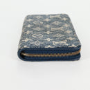LOUIS VUITTON Monogram Jaguar Zippy Wallet Wallet Blue M81226 LV Auth 127708A-4