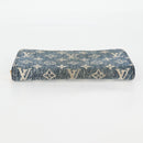 LOUIS VUITTON Monogram Jaguar Zippy Wallet Wallet Blue M81226 LV Auth 127708A-6