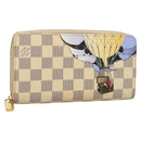 LOUIS VUITTON Damier Azur Illustre Balloon Zippy Wallet N63006 LV Auth 127710-1