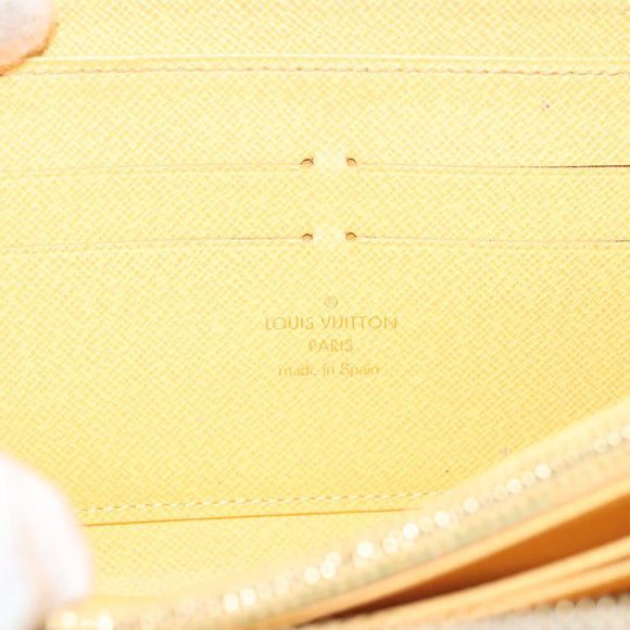 LOUIS VUITTON Damier Azur Illustre Balloon Zippy Wallet N63006 LV Auth 127710