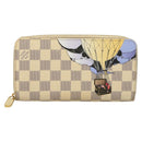 LOUIS VUITTON Damier Azur Illustre Balloon Zippy Wallet N63006 LV Auth 127710-13