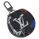 LOUIS VUITTON Monogram Eclipse Etui earphones Accessory Case GI0844 Auth 127716-1