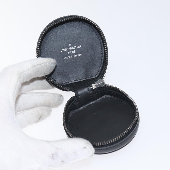 LOUIS VUITTON Monogram Eclipse Etui earphones Accessory Case GI0844 Auth 127716