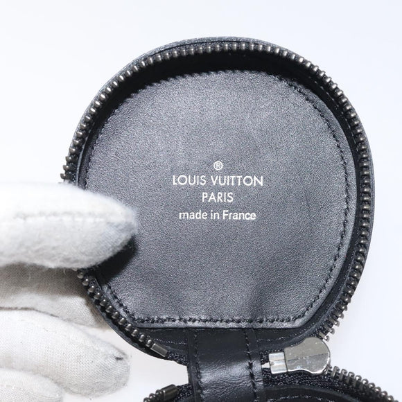 LOUIS VUITTON Monogram Eclipse Etui earphones Accessory Case GI0844 Auth 127716