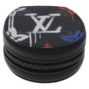 LOUIS VUITTON Monogram Eclipse Etui earphones Accessory Case GI0844 Auth 127716-2