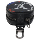 LOUIS VUITTON Monogram Eclipse Etui earphones Accessory Case GI0844 Auth 127716-3