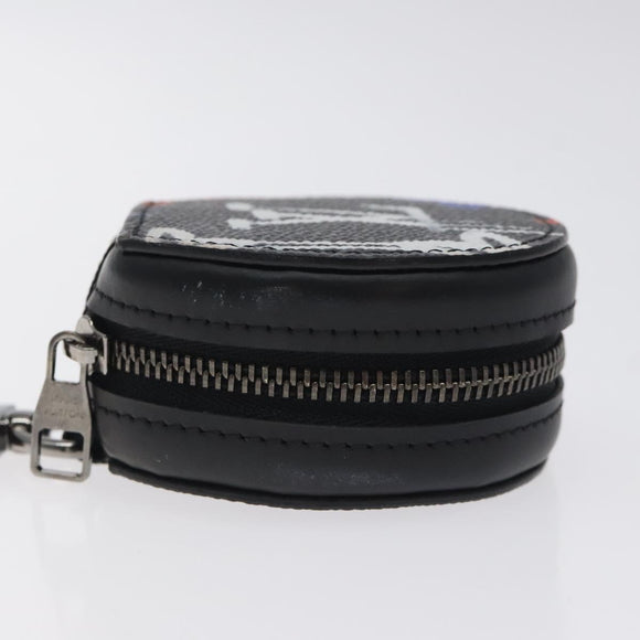 LOUIS VUITTON Monogram Eclipse Etui earphones Accessory Case GI0844 Auth 127716