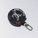 LOUIS VUITTON Monogram Eclipse Etui earphones Accessory Case GI0844 Auth 127716-6