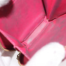 LOUIS VUITTON Vernis Rose Porte Monnaie Chapeau Coin Purse M93690 Auth 127718-9