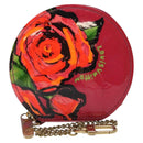 LOUIS VUITTON Vernis Rose Porte Monnaie Chapeau Coin Purse M93690 Auth 127718-13