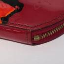 LOUIS VUITTON Vernis Rose Porte Monnaie Chapeau Coin Purse M93690 Auth 127718-14