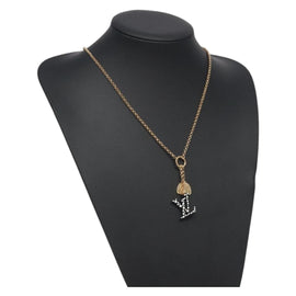 LOUIS VUITTON Yayoi Kusama Collier LV Iconic Infinity Dot M01079 LV Auth 127719M