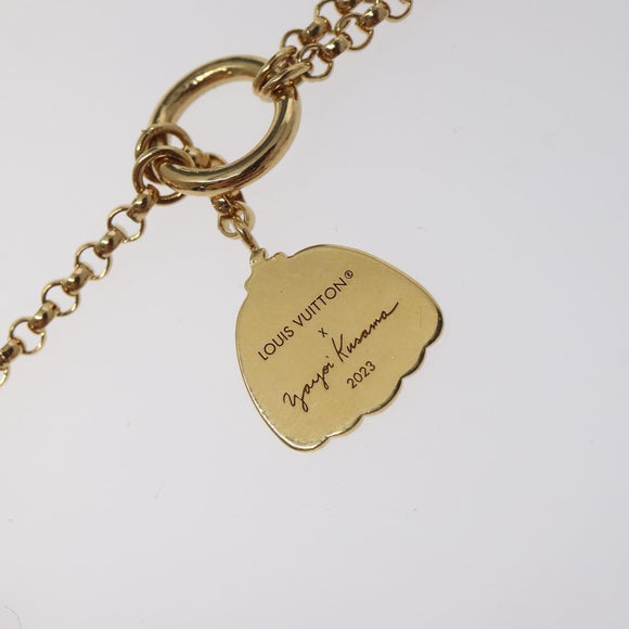LOUIS VUITTON Yayoi Kusama Collier LV Iconic Infinity Dot M01079 LV Auth 127719M