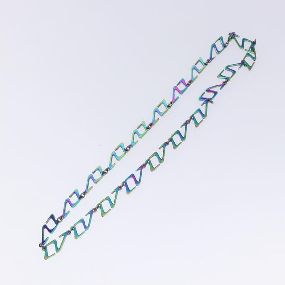 LOUIS VUITTON Collier LV Links Necklace metal Green M68909 LV Auth 127721M