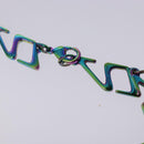 LOUIS VUITTON Collier LV Links Necklace metal Green M68909 LV Auth 127721M-6