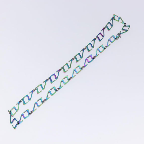 LOUIS VUITTON Collier LV Links Necklace metal Green M68909 LV Auth 127721M