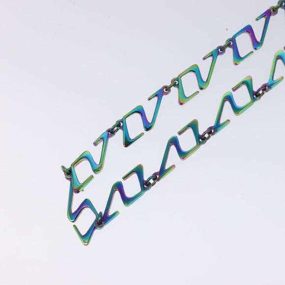 LOUIS VUITTON Collier LV Links Necklace metal Green M68909 LV Auth 127721M