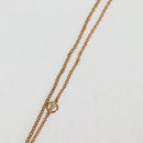LOUIS VUITTON LVxTM 2 Necklace Super Flat metal Gold Tone M02499 LV Auth 127723M-6