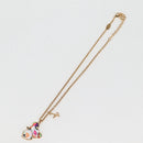 LOUIS VUITTON LVxTM 2 Necklace Super Flat metal Gold Tone M02499 LV Auth 127723M-9