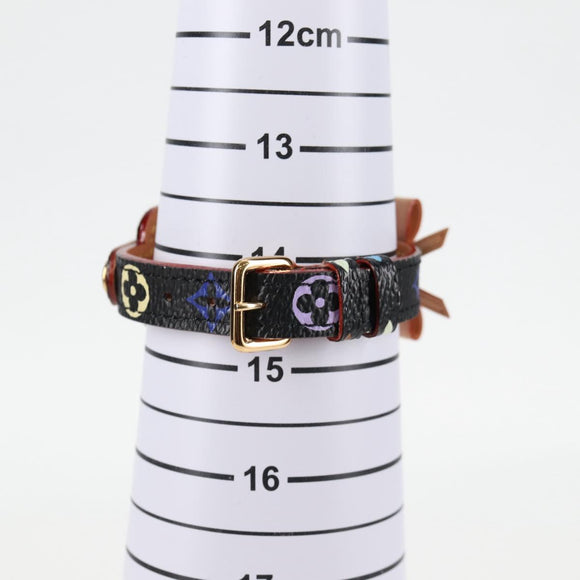 LOUIS VUITTON Monogram Multicolor Porto Address Bracelet M92599 LV Auth 127725V