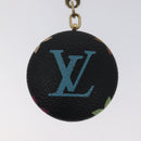 LOUIS VUITTON Monogram Multicolor Astropill Key Holder Black M51912 Auth 127727-3