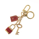 LOUIS VUITTON Porte Cles Kaduna Charm metal Gold M60073 LV Auth 127731-4