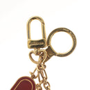 LOUIS VUITTON Porte Cles Kaduna Charm metal Gold M60073 LV Auth 127731-6