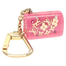 LOUIS VUITTON Porte Cles Speedy Unclusion Charm metal Pink M65024 LV Auth 127733-1