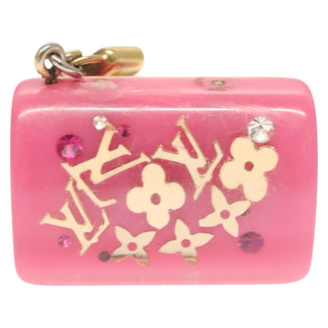 LOUIS VUITTON Porte Cles Speedy Unclusion Charm metal Pink M65024 LV Auth 127733 - 0