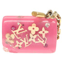LOUIS VUITTON Porte Cles Speedy Unclusion Charm metal Pink M65024 LV Auth 127733-3