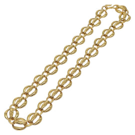 CHANEL Chain Belt metal Gold CC Auth 127734V