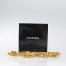 CHANEL Chain Belt metal Gold CC Auth 127734V-11