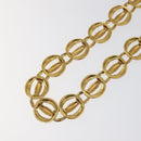 CHANEL Chain Belt metal Gold CC Auth 127734V-7