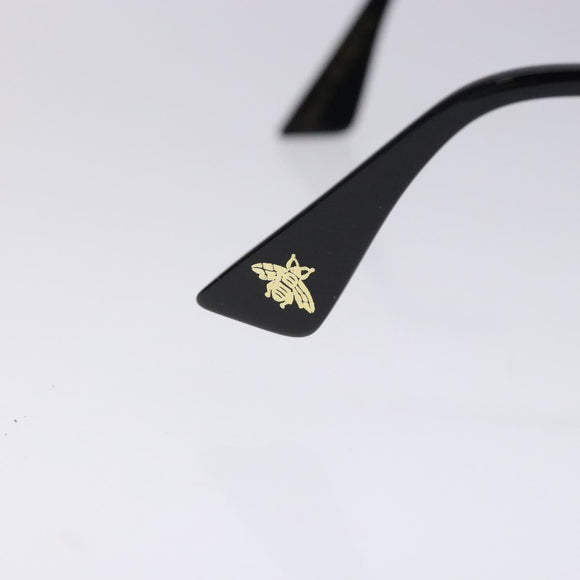 GUCCI GG Sunglasses Plastic Gold 127736M Auth 127736M