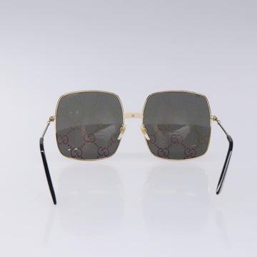 GUCCI GG Sunglasses Plastic Gold 127736M Auth 127736M - 0