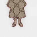 GUCCI GG Supreme Yuko Higuchi Key Holder PVC Beige Auth 127737M-9