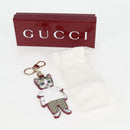 GUCCI GG Supreme Yuko Higuchi Key Holder PVC Beige Auth 127738M-10
