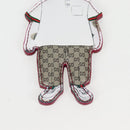 GUCCI GG Supreme Yuko Higuchi Key Holder PVC Beige Auth 127738M-5