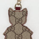 GUCCI GG Supreme Yuko Higuchi Key Holder PVC Beige Auth 127738M-8