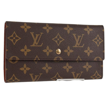 LOUIS VUITTON Monogram Porte Tresol International Wallet M61215 LV Auth 127744V