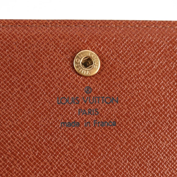 LOUIS VUITTON Monogram Porte Tresol International Wallet M61215 LV Auth 127744V