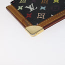 LOUIS VUITTON Multicolor Pochette Cles Coin Purse Black M13664 LV Auth 127749-16
