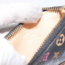 LOUIS VUITTON Multicolor Pochette Cles Coin Purse Black M13664 LV Auth 127749-10