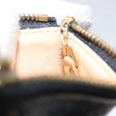 LOUIS VUITTON Multicolor Pochette Cles Coin Purse Black M13664 LV Auth 127749-12